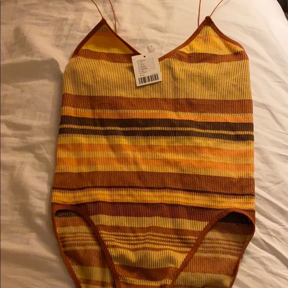Out From Under striped bodysuit